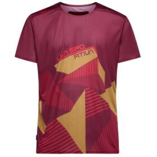 Triko krátký rukáv La Sportiva Comp T-Shirt M Redwood/Savana