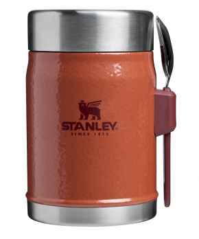 STANLEY Termoska jídelní se lžící/vidličkou The Legendary Classic Food Jar 400 ml/14oz Hammertone Clay