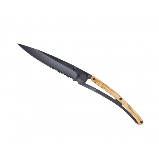 Deejo 1GB501 Serration,black 37g,olive wood
