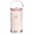 STANLEY Termoláhev s integrovanou slámkou/brčkem The IceFlow™ Flip Straw 2.0 Jug 1,9 l/64oz Rose Quartz