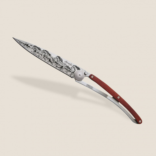 Deejo 1CB071 Tattoo 37g, coralwood, Wild horses