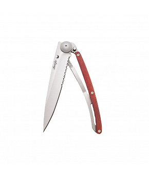 Kapesní nůž Deejo 1CB505 Serration 37g coralwood
