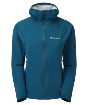 Montane FEM MINIMUS STRETCH ULTRA JKT-NARWHAL BLUE-UK8/XS dámská bunda modrá Montane FEM MINIMUS STRETCH ULTRA JKT-NARWHAL BLUE-UK8/XS dámská bunda modrá