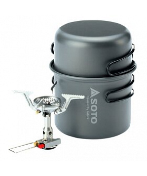 Vařič Soto AMICUS w/ Stealth Igniter + Cook Set Combo