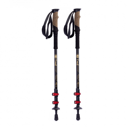 Warp Trail EVO black-gold trekové hůlky 140 cm