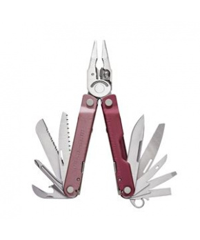 LEATHERMAN REBAR - HEATHERED CRANBERRY/CRANBERRY SHEATH/ BOX-INT