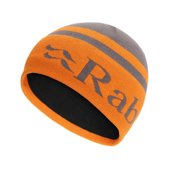 Rab Logo Band Beanie graphene/marmalade/GMA čepice