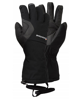 Montane FEM SUPERCELL GLOVE-BLACK-S dámské rukavice černé