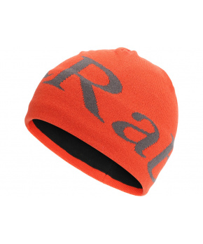 Rab Logo Beanie firecracker/graphene/FCG čepice