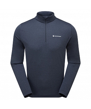 Montane Pánské tričko s dlouhým rukávem Montane Dart Zip Neck barva Eclipse Blue velikost M Montane Pánské tričko s dlouhým rukávem Montane Dart Zip Neck barva Eclipse Blue velikost M