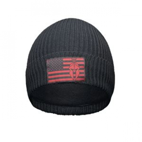 Flag Beanie (Black)