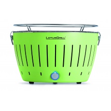 LotusGrill Lime Green + ZDARMA 1kg dřevěného uhlí LotusGrill + ZDARMA gelový podpalovač LotusGrill