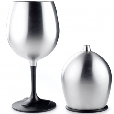 Nerezová skládací sklenka na víno GSI Outdoors Glacier Stainless Nesting Red  Wine Glass