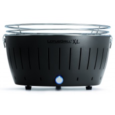 LotusGrill XL Antrazith Grey + ZDARMA 1kg dřevěného uhlí LotusGrill + ZDARMA gelový podpalovač LotusGrill + ZDARMA grilovací kleště LotusGrill