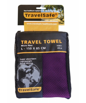 TravelSafe ručník Microfiber Towel L purple TravelSafe ručník Microfiber Towel L purple