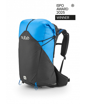 Rab Syclon XP 40 black/maya blue/BMB batoh Rab Syclon XP 40 black/maya blue/BMB batoh