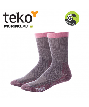 Teko 9944 MERINO.XC Midweight Hiking cranberry dámské turistické ponožky