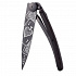 Kapesní nůž Deejo 1GB151 Tattoo Black 37g ebony wood Good Luck