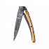 Kapesní nůž Deejo 1GB185 Tattoo Black 37g olive wood Virgo