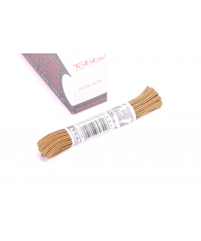 Tkaničky kulaté Tobby 0242-73 brown-gold multipack