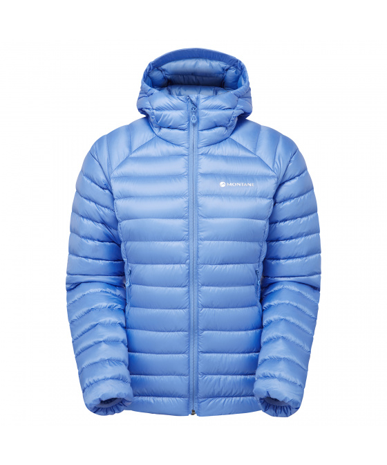 Montane FEM ANTI-FREEZE HOODIE-CORNFLOWER-UK10/S dámská bunda modrá