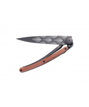 Kapesní nůž Deejo 9GB101 Tattoo Black 27g coralwood Art Déco