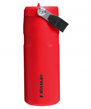 STANLEY Termoláhev The IceFlow™ Bottle Flip Straw 2.0 470 ml/16oz Chili Black
