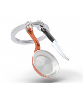 MTM Klíčenka Pánev s nožem