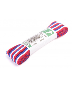 Tkaničky ploché Tobby outdoor-athletic oválné blue-white-vin