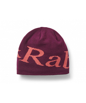 Rab Logo Beanie mulberry/hibiscus/MLH čepice Rab Logo Beanie mulberry/hibiscus/MLH čepice