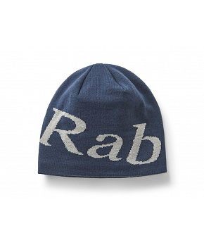 Rab Logo Beanie tempest blue/light zinc/TLZ čepice Rab Logo Beanie tempest blue/light zinc/TLZ čepice
