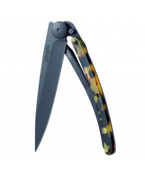 Kapesní nůž Deejo 1GC013 Turtle Black 37g turtle shell blank