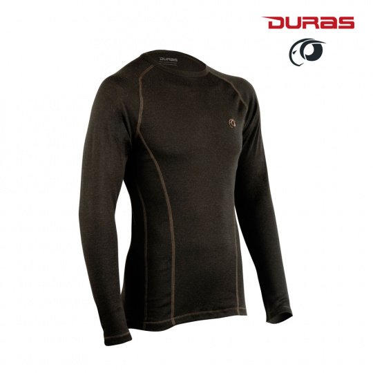 Duras Patrik triko merino dlouhý rukáv bronz