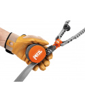 Petzl SCORPIO VERTIGO SW feratový tlumič s karabinou Vertigo WL a Swivelem