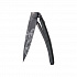 Kapesní nůž Deejo 1GC107 Tattoo Black 37g carbon fiber Café Racer