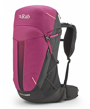 Rab Airox 34 ND mulberry/black/MBL batoh Rab Airox 34 ND mulberry/black/MBL batoh