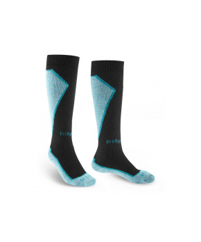 Bridgedale Ski Midweight+ Women's black/blue/007 Bridgedale Ski Midweight+ Women's black/blue/007