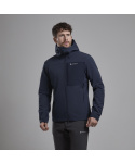 Montane TENACITY XT HOODIE-ECLIPSE BLUE-L pánská bunda modrá