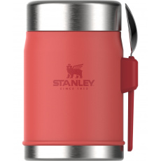 STANLEY Termoska jídelní 400 ml se lžící/vidličkou Hot Coral