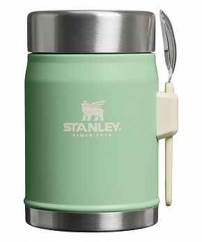 STANLEY Termoska jídelní se lžící/vidličkou The Legendary Classic Food Jar 400 ml/14oz Pistachio