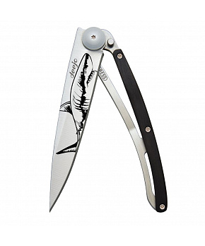 Kapesní nůž Deejo 1CB064 Tattoo 37g ebony wood Shark