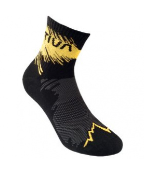 Ponožky La Sportiva Trail Running Socks Black/Yellow Ponožky La Sportiva Trail Running Socks Black/Yellow