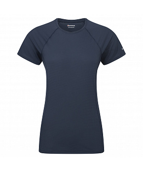 Montane FEM DART NANO T-SHIRT-ECLIPSE BLUE-UK12/M dámské triko modré