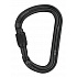 Petzl Karabina Petzl William Screw-Lock barva Černá