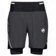 Kraťasy Mammut Aenergy TR 2 in 1 Shorts Men black 0001
