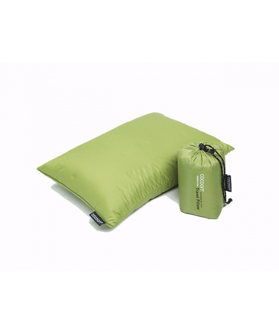Cocoon péřový polštář Down Travel Pillow M wasabi
