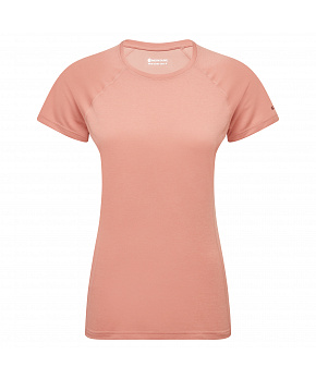 Montane FEM DART T-SHIRT-PINK CLAY-UK14/L dámské triko růžové