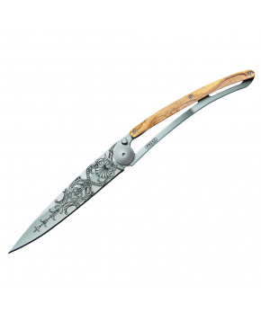 Kapesní nůž Deejo 1CB059 Tattoo 37g olive wood Versailles Kapesní nůž Deejo 1CB059 Tattoo 37g olive wood Versailles