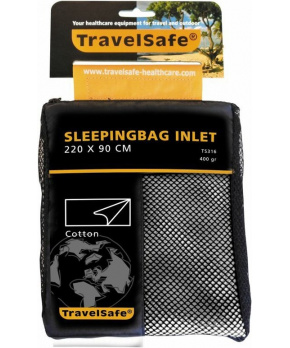 TravelSafe vložka do spacáku Cotton Envelope beige