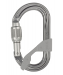 Petzl OK BALL LOCK karabina ovál s automatickou poj.